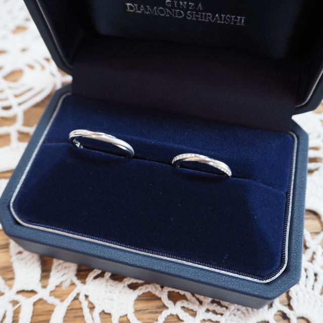 【銀座ダイヤモンドシライシの口コミ】 派手すぎず、どんな服とも合いそうなデザインだったので決めました。
あと…