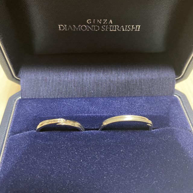 【銀座ダイヤモンドシライシの口コミ】 (ladies)ワンポイントのダイヤモンドの輝きが凄く綺麗で可愛らしいところ…