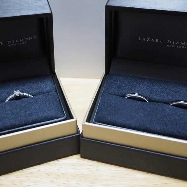 【ラザール ダイヤモンド(LAZARE DIAMOND)の口コミ】 できればエタニティリングのようなデザインが良かったので、トライベッカ…