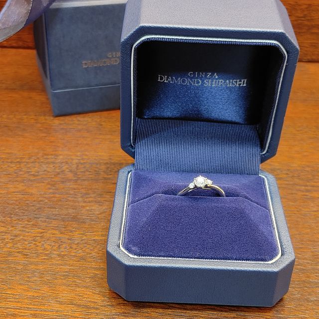 【銀座ダイヤモンドシライシの口コミ】 柔らかい印象、かつ、存在感を控えめにもだしたいものを求めていました。…