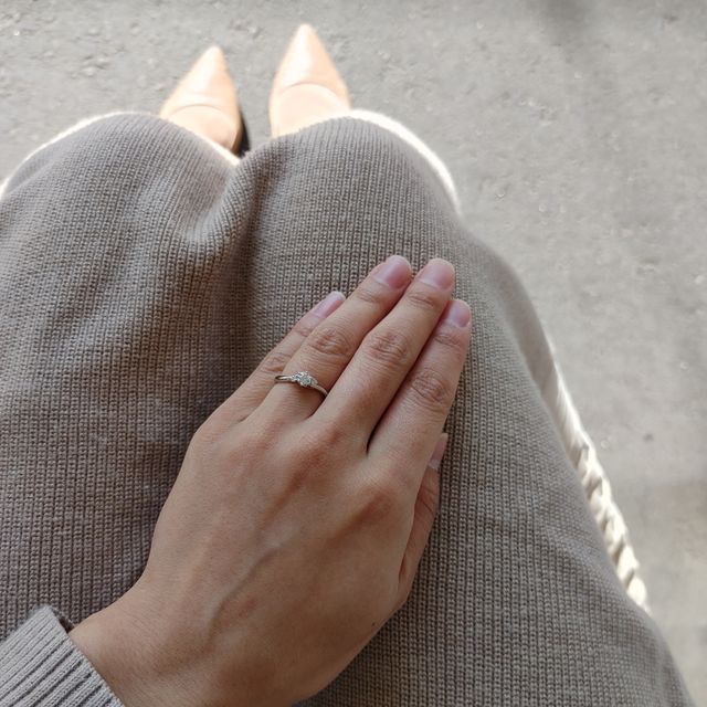 【銀座ダイヤモンドシライシの口コミ】 柔らかい印象、かつ、存在感を控えめにもだしたいものを求めていました。…