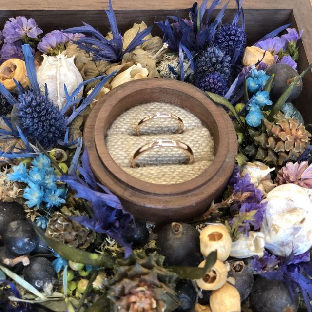 【鎌倉彫金工房の口コミ】 指輪づくりも記念になると思い選びました。自分で作るので、ただの金属の…