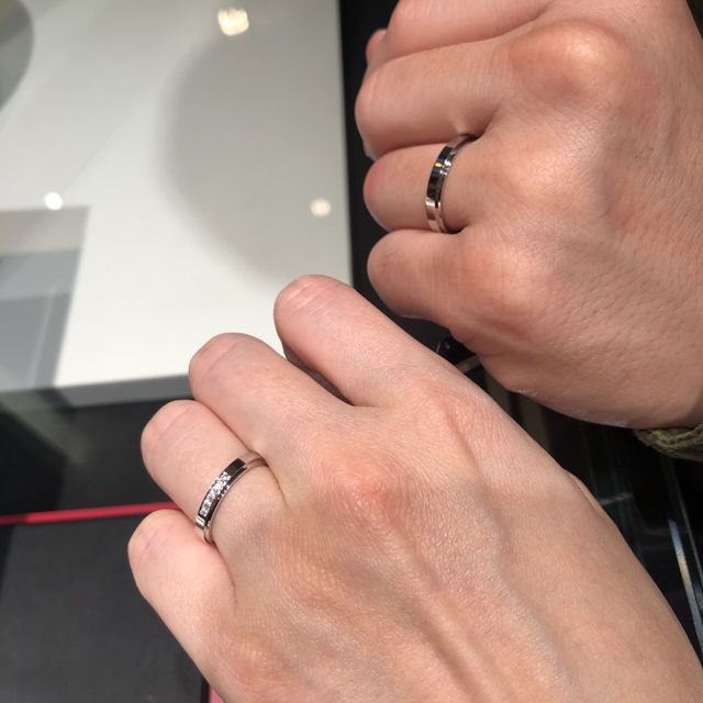 【ラザール ダイヤモンド(LAZARE DIAMOND)の口コミ】 ストレートタイプで探していました。お勧めしていただいて装着したのです…