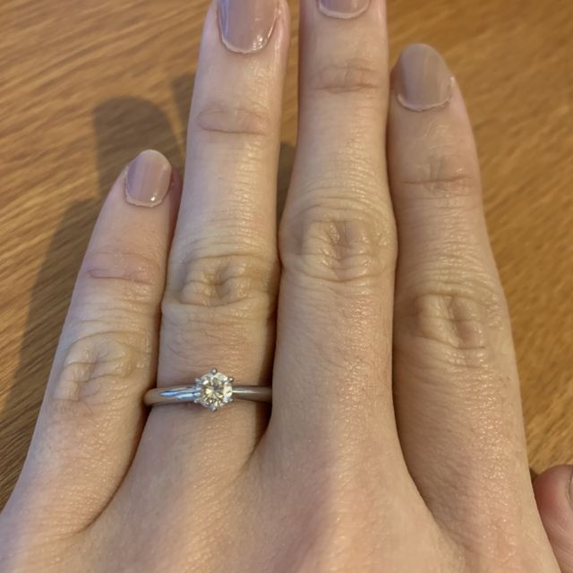 【ケイウノ ブライダル(K.UNO BRIDAL)の口コミ】 結婚指輪を探しているときに知り、今回は母の婚約指輪をリメイクしてもら…