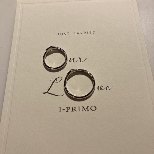 【アイプリモ(I-PRIMO)の口コミ】 指輪の種類はざっくりいうと、ストレート、V字、ウェーブの3種類あるそう…