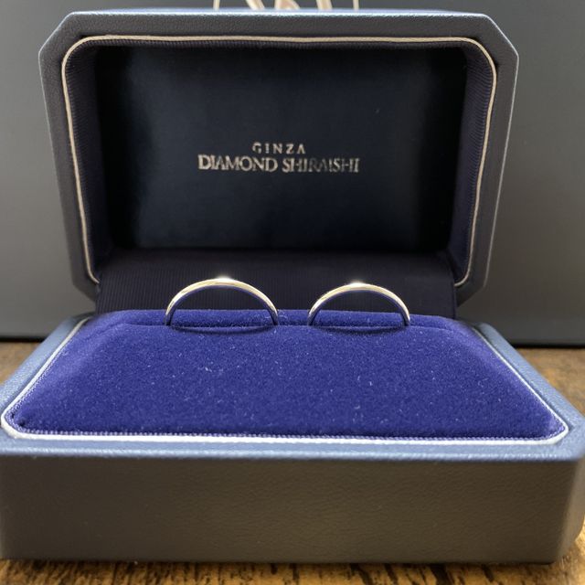 【銀座ダイヤモンドシライシの口コミ】 シンプルで長くつけられるデザインのものを探していました。実家に数種類…