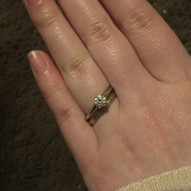 【ティファニー(Tiffany & Co.)の口コミ】 昔から憧れだったので迷わず店舗に向かいました。ただ立て爪が服などに引…