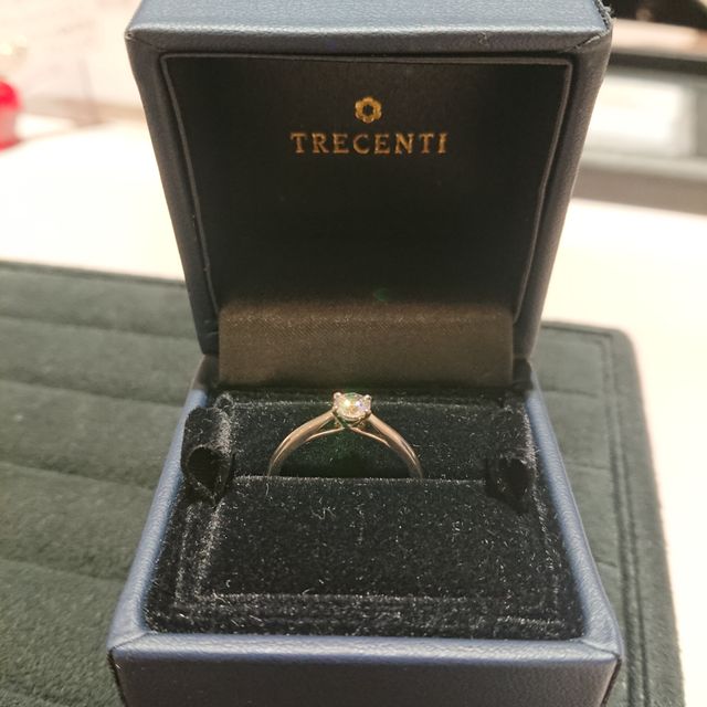 【TRECENTI(トレセンテ)の口コミ】 こちらの要望価格にあったダイヤモンドとリングを提案していただけた。プ…