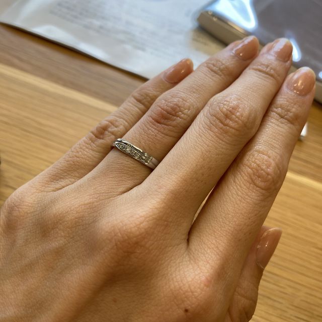 【【閉業】フラー・ジャコー(FURRER-JACOT)の口コミ】 丈夫、つけ心地、飽きがこないシンプルなデザインの鍛造プラチナリングと…