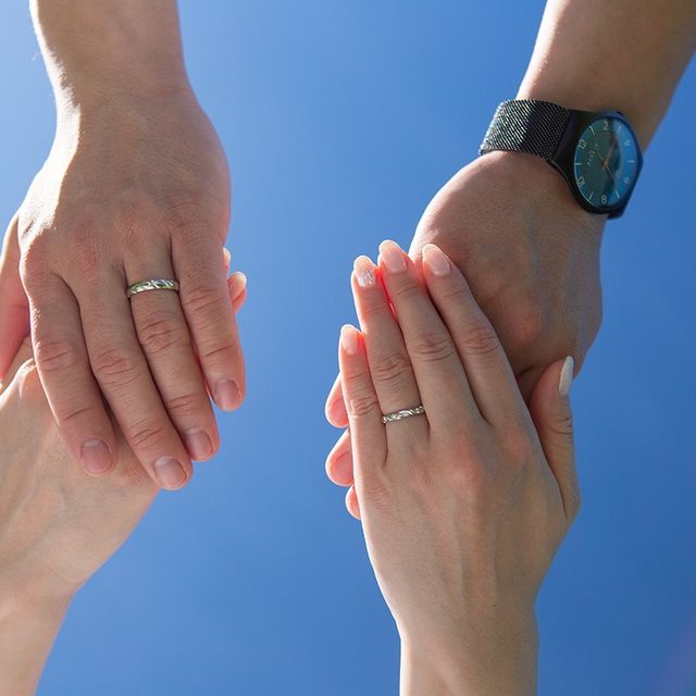 【ショーメ(CHAUMET)の口コミ】 写真で見る感じ、ごついなーといった印象でしたが、試着してみて一目惚れ…