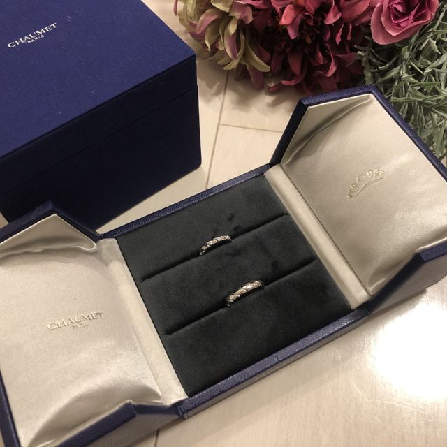 【ショーメ(CHAUMET)の口コミ】 写真で見る感じ、ごついなーといった印象でしたが、試着してみて一目惚れ…