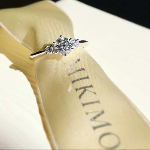 【MIKIMOTO(ミキモト)の口コミ】 他ブランドとも比較しましたが、リングを付けた感じが私の指に1番しっくり…