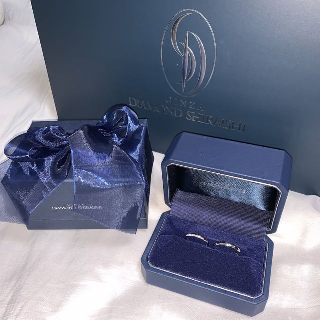 【銀座ダイヤモンドシライシの口コミ】 他店も何店舗か行ったのですが、やはりダイヤモンドの輝き方が1番綺麗なよ…