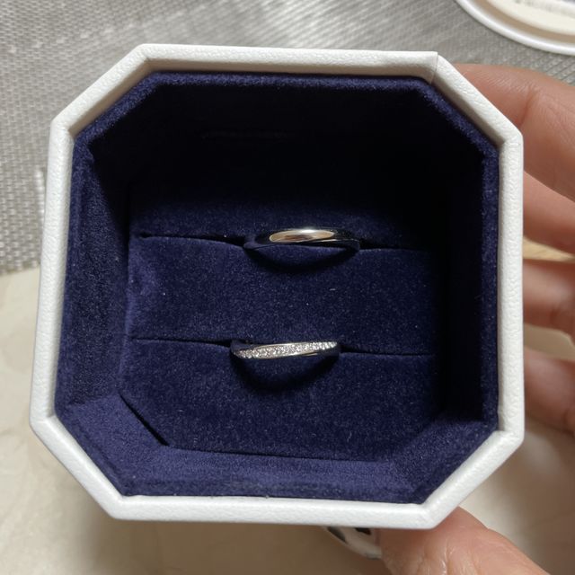 【4℃ BRIDAL(ヨンドシーブライダル)の口コミ】 2020年限定デザインだったからです！価格も見た目の華やかさの割に安く感…