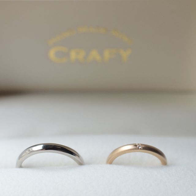 【CRAFY(クラフィ)の口コミ】 物作りが好きなので、結婚指輪も世界に一つの手作りにしようと前から考え…