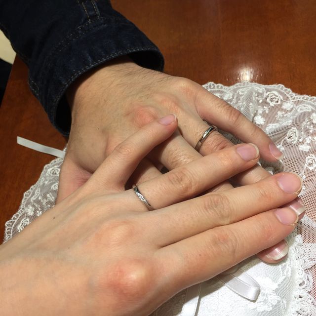 【TRECENTI(トレセンテ)の口コミ】 トレセンテさんの結婚指輪の付け心地が気に入りました。普段使いするもの…