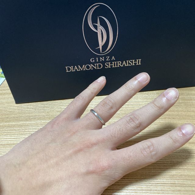 【銀座ダイヤモンドシライシの口コミ】 細めかつシンプルな指輪を探しており、
その他のブランドのものも検討して…
