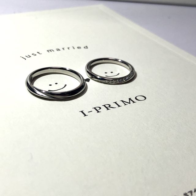 【アイプリモ(I-PRIMO)の口コミ】 2020年のイヤーモデルの指輪です。流れるようにセッティングされたダイア…