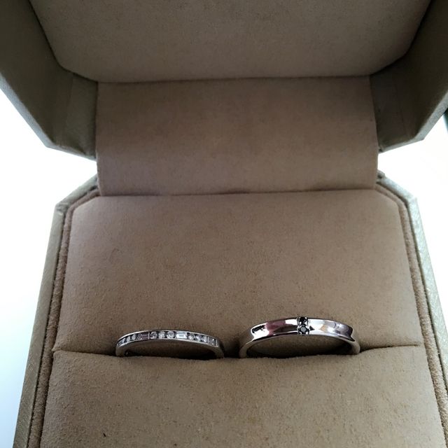 【ORECCHIO(オレッキオ)の口コミ】 普通のダイヤよりもバケットカットのダイヤに惹かれて、オレッキオに決め…