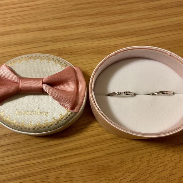【insembre(インセンブレ)の口コミ】 プラチナリングにしたかったのですが、あまり高級品は買えず…価格…