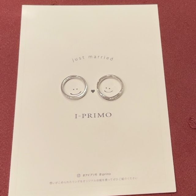 【アイプリモ(I-PRIMO)の口コミ】 日本限定で指輪のコンセプトが好きでした。
2人とも仕事柄常時つけること…