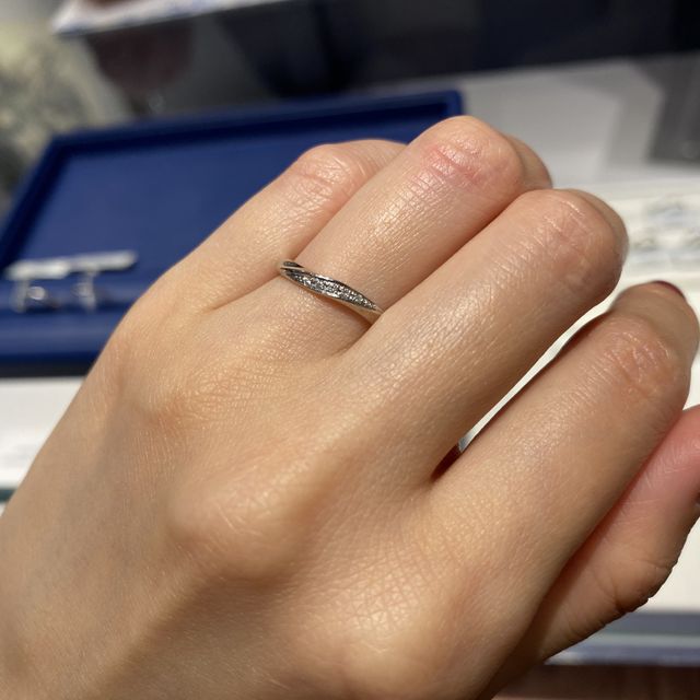 【銀座ダイヤモンドシライシの口コミ】 とにかくデザインが豊富です！シンプルなものから華やかなものまでたくさ…