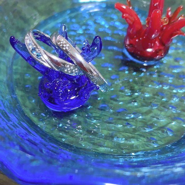 【ミンサーリングの口コミ】 ミンサー柄が欲しくて、ネットで探していたら、みつけた。
現在沖縄に行け…