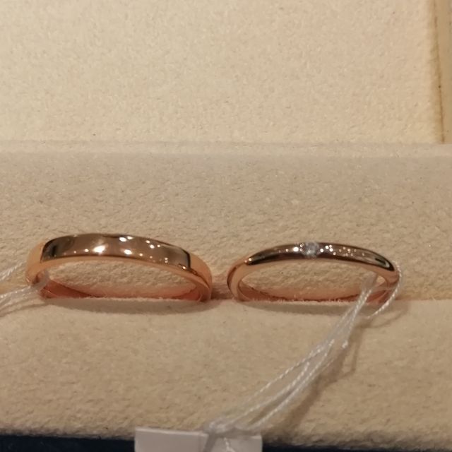 【ヴァンドーム青山(VENDOME AOYAMA)の口コミ】 素材や色や指輪の幅を比べて選び出すので、セミオーダーメイドの気分が味…