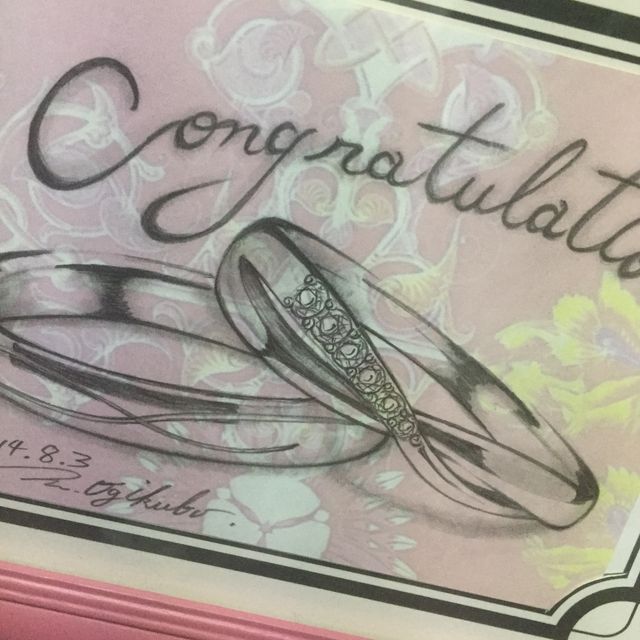 【JEWELRY  KAMATA(ジュエリーかまた)の口コミ】 やはりオーダーメイドできるところですね。一味違った一つしかない指輪に…