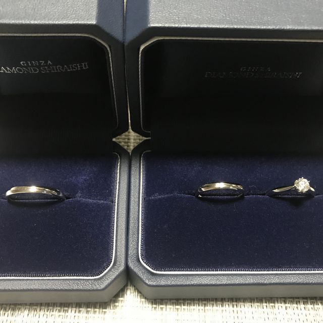 【銀座ダイヤモンドシライシの口コミ】 華美過ぎずシンプル過ぎず、それでいて存在感のある太めのデザインを探し…