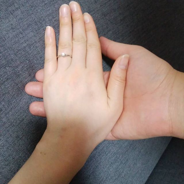 【ラザール ダイヤモンド(LAZARE DIAMOND)の口コミ】 ダイヤモンドの質で選びました！実際に着用した時のダイヤモンドの存在感…