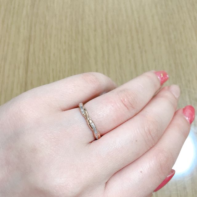 【ORECCHIO(オレッキオ)の口コミ】 少し個性的だけどあまり目立ちすぎないデザインの指輪を探していて、お店…