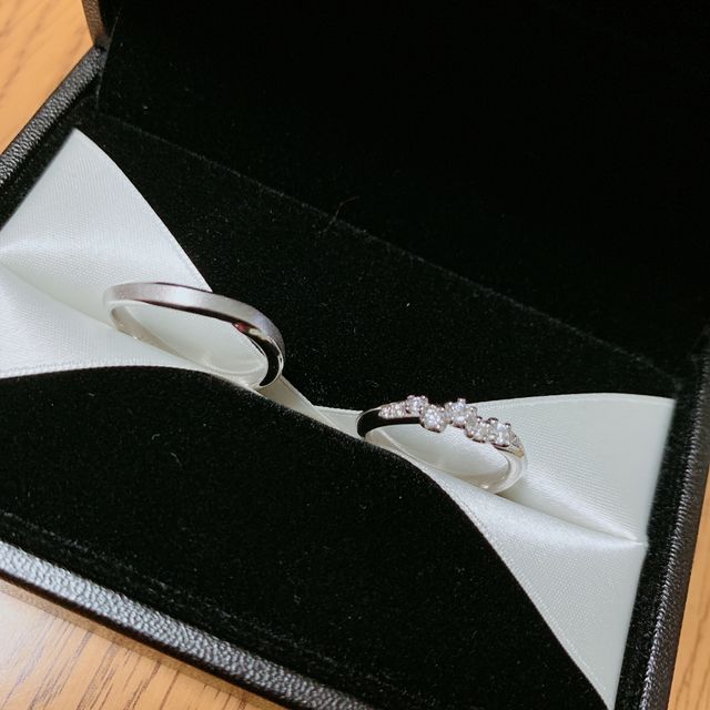 【エクセルコダイヤモンド(EXELCO DIAMOND)の口コミ】 いろんな店舗を見て回りましたが、ダイヤモンドの輝きと、可愛らしいデザ…