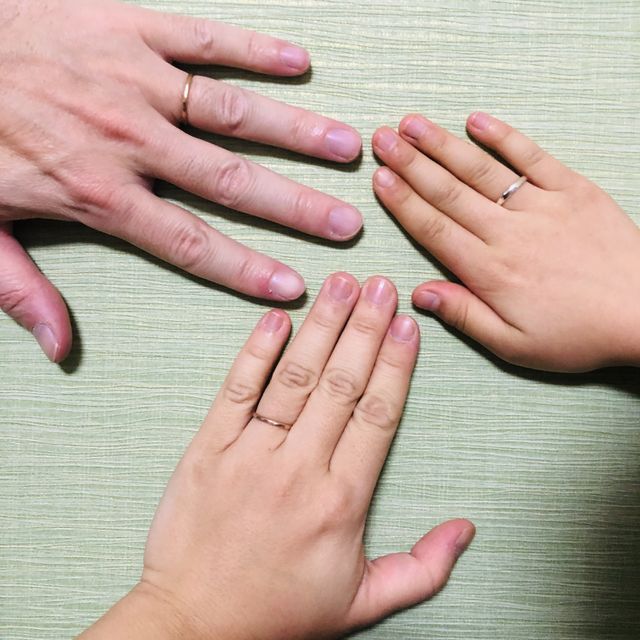 【湘南彫金工房 andfuseの口コミ】 手作りがしたかった♡
お互いのリングが作れるなんてステキすぎます！
ピン…