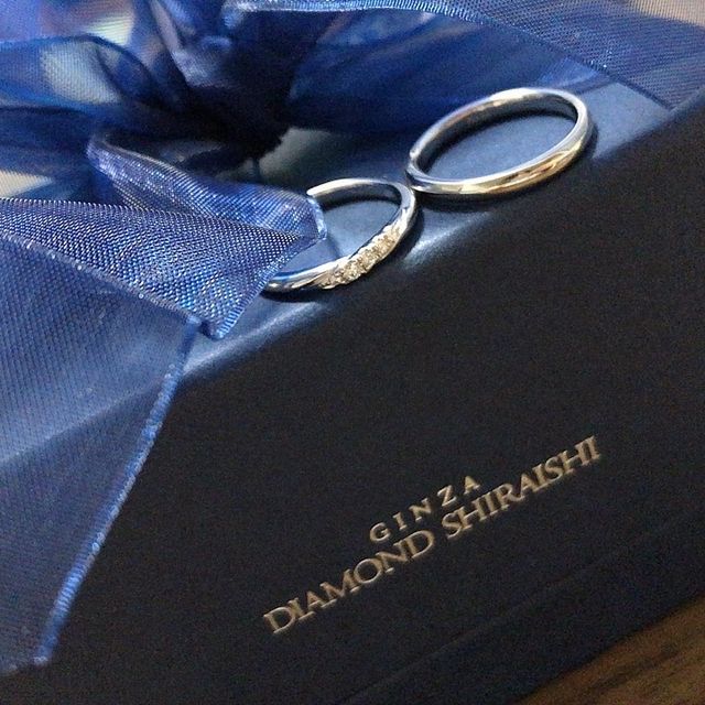 【銀座ダイヤモンドシライシの口コミ】 ストレートな形のキラキラしていたものを求めており、何店舗か見させても…