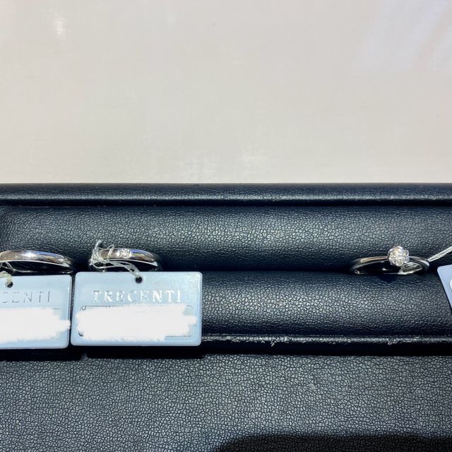 【TRECENTI(トレセンテ)の口コミ】 婚約指輪と結婚指輪をこちらで購入しました。結婚指輪は普段使いするもの…