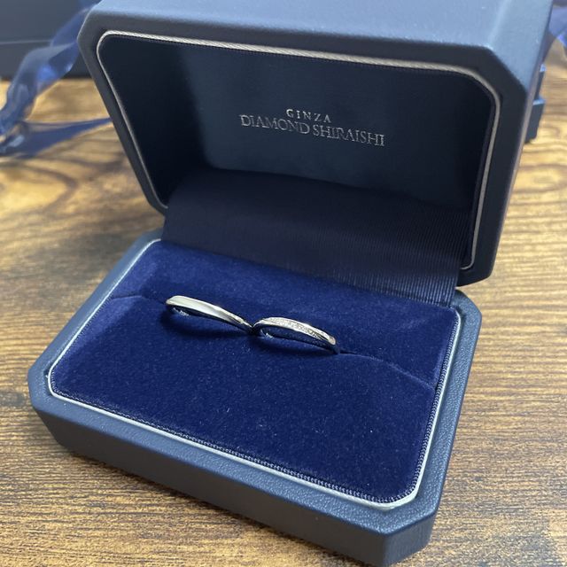 【銀座ダイヤモンドシライシの口コミ】 ゴージャスすぎず、寂しすぎないイメージのもの、予算内のもので紹介して…