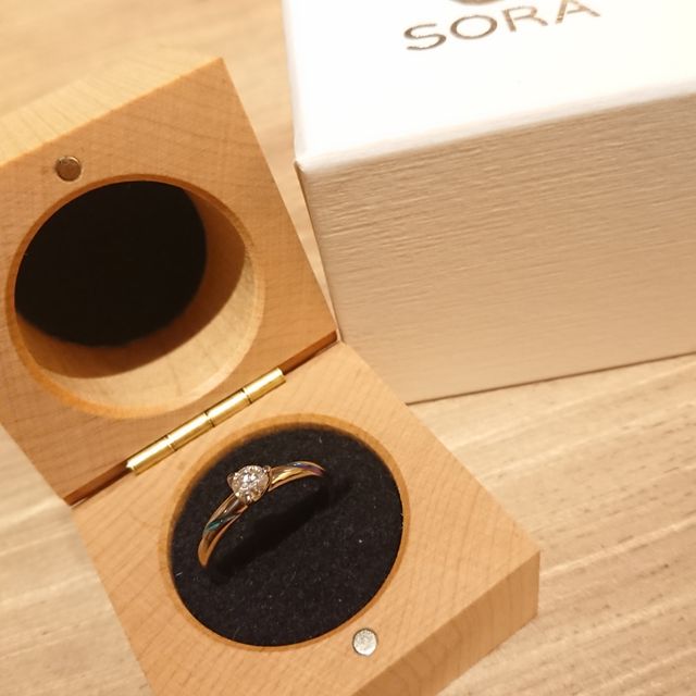【SORA(ソラ)の口コミ】 インターネットのサイトで事前にどのような指輪の種類があるのかを調べた…