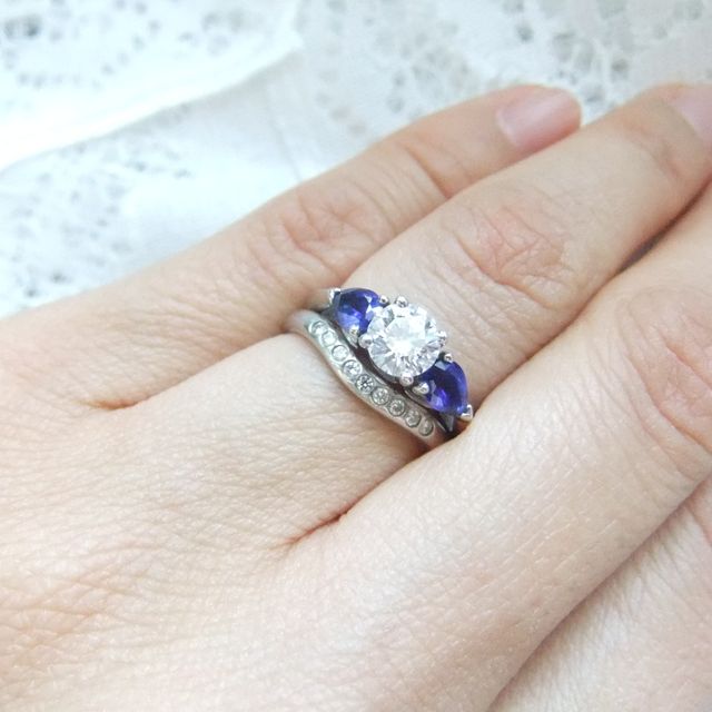 【ティファニー(Tiffany & Co.)の口コミ】 彼が、ダイヤを中心に、めずらしいデザインのものを希望していました。サ…