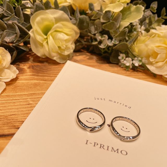 【アイプリモ(I-PRIMO)の口コミ】 良いと思ったデザインが奥さんと一致したのと、なんといっても、つけた時…