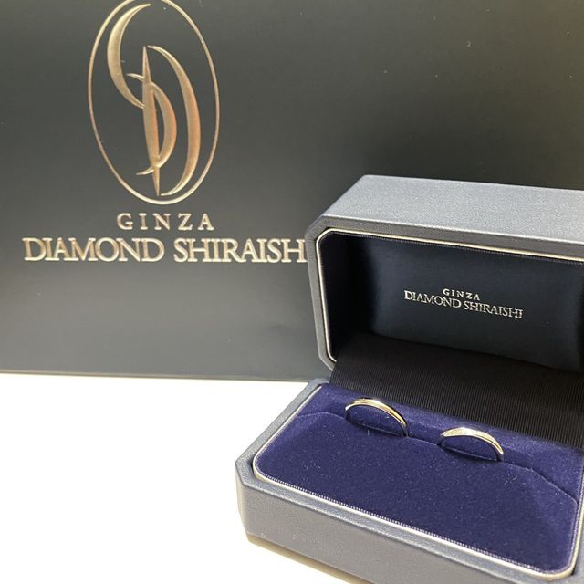 【銀座ダイヤモンドシライシの口コミ】 以前からダイヤモンドシライシさんを拝見していて、シンプルな指輪ですが…