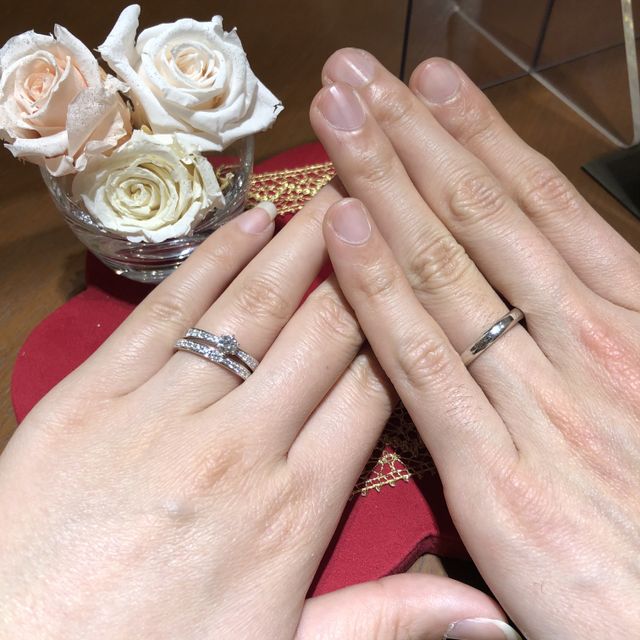 【TRECENTI(トレセンテ)の口コミ】 私が理想としていた婚約指輪も結婚指輪もありました。
輝きが素晴らしかっ…