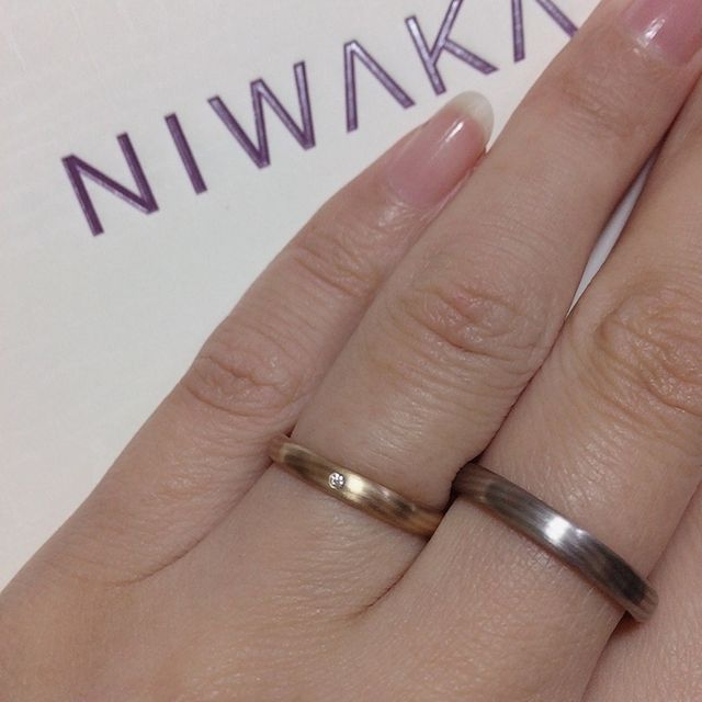 【俄(にわか)の口コミ】 指輪選びの際に偶然NIWAKAさんのサイトに辿り着き、そこで一番最初に素敵…