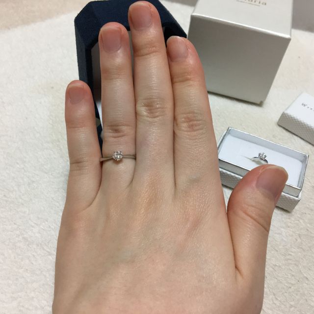 【festaria bijou SOPHIA(フェスタリア ビジュソフィア)の口コミ】 婚約指輪はつける頻度が少ないし、高いからいらないかなと思っていました…