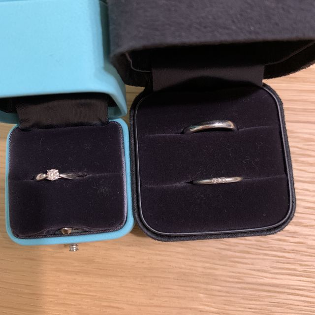 【ティファニー(Tiffany & Co.)の口コミ】 元々ティファニーが好きだったので一択でした！他のメーカーさんに比べて…