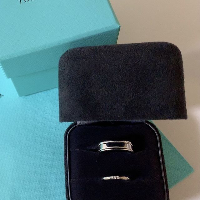 【ティファニー(Tiffany & Co.)の口コミ】 婚約指輪をティファニーで買ってもらったので、結婚指輪もティファニーが…