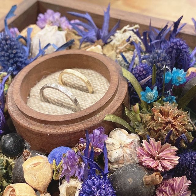 【鎌倉彫金工房の口コミ】 一生ものだから思い出にしっかり残る、
2人で作ったものにしようと決めま…