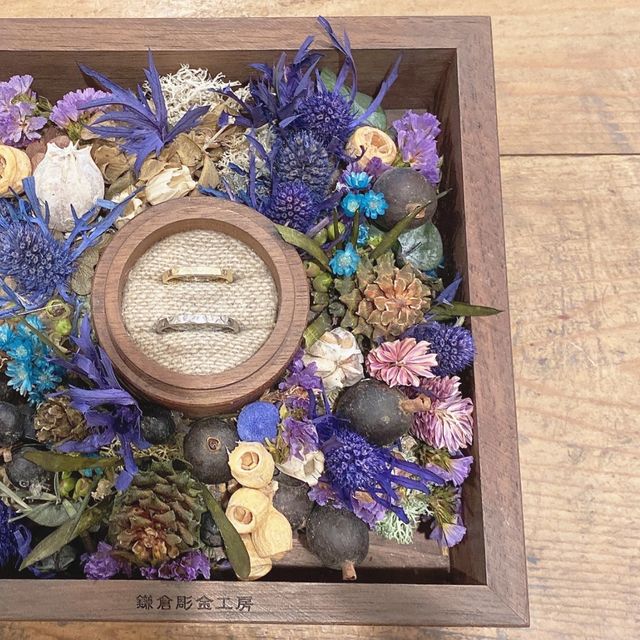 【鎌倉彫金工房の口コミ】 一生ものだから思い出にしっかり残る、
2人で作ったものにしようと決めま…