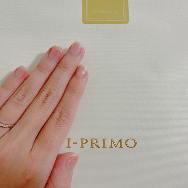 【アイプリモ(I-PRIMO)の口コミ】 婚約指輪を買っていなかったので、石が入っているもので、一番自分の指が…