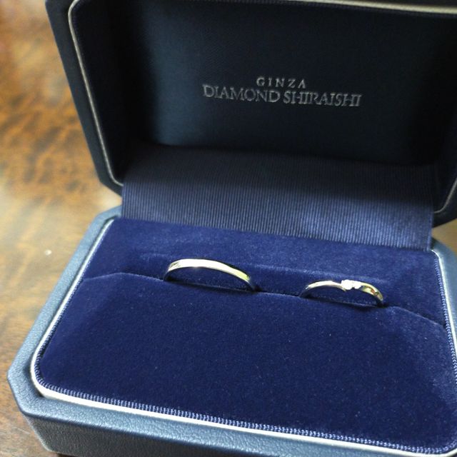 【銀座ダイヤモンドシライシの口コミ】 着け心地が良く、自分好みのデザインでした。いくつか紹介していただきま…